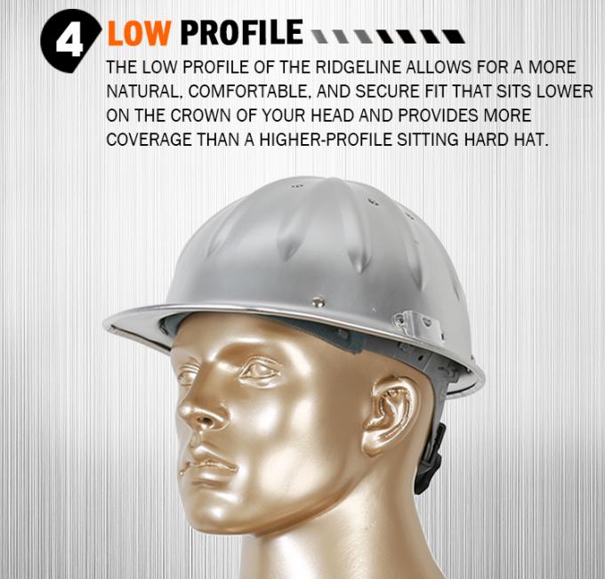Kaynak için Kseibi V Model Alüminyum Sabit Şapka Güvenlik Kaskı
