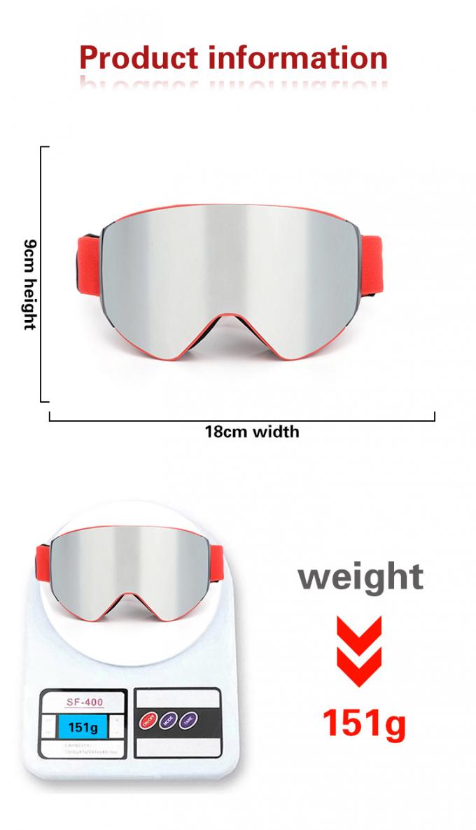 TPU Çerçeve Reçete Açık Spor Güvenlik Gözlüğü Göz Koruma Snowboard Kayak Gözlüğü