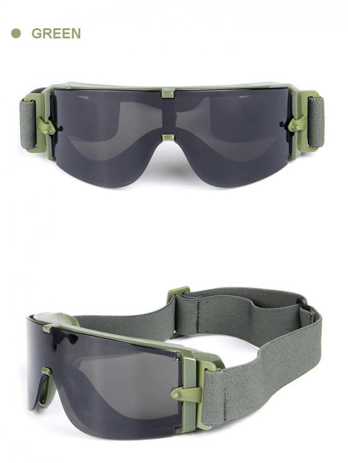 Kurşun geçirmez çizilmez özel koruyucu gözlük UV400 koruyucu askeri gözlük 2018