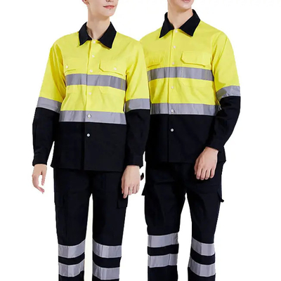 Jacket Workwear Uniforms Pants Shirt Workwear Construction Site with Hood Set Working Clothes